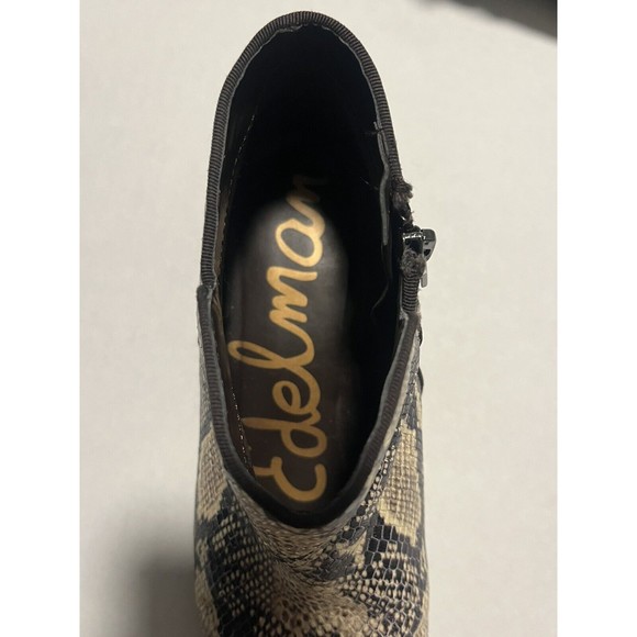 Circus by Sam‎ Edelman Women's Pipper Ankle Boots Faux Snake Skin Size 7.5 - Picture 7 of 8